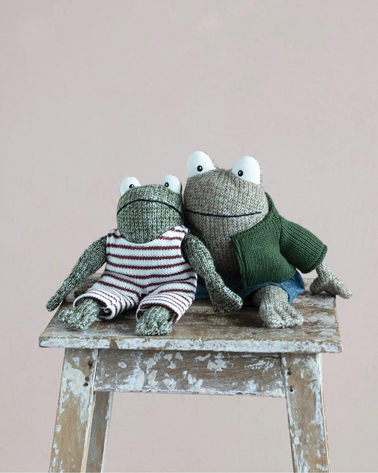 Frog & Toad Plush Dolls